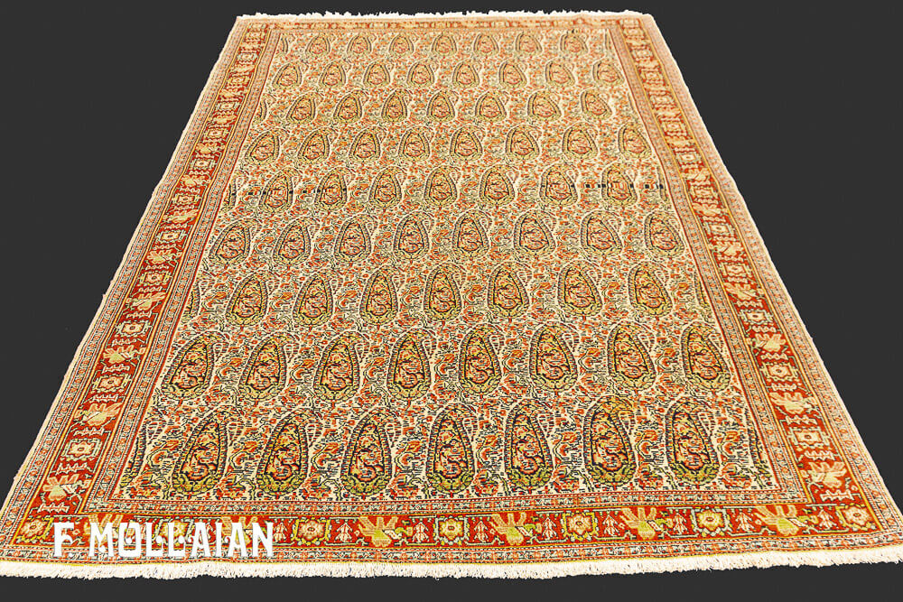 Allover Persian Senneh Antique Rug, Bothe Design n°:44074558